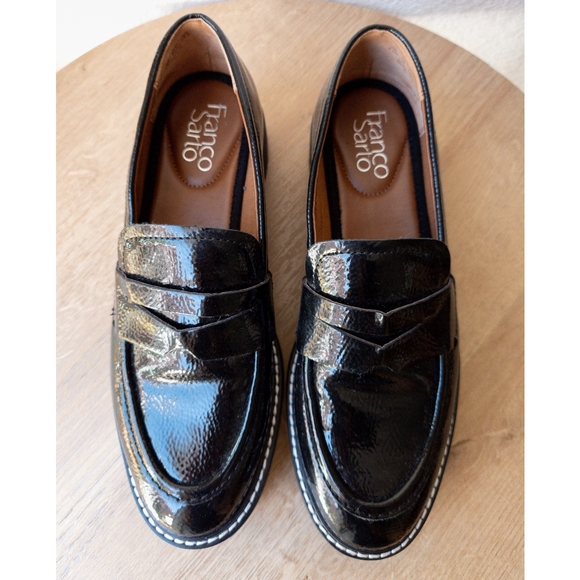 Franco Sarto | "Balin" Patent Faux Leather Platform Loafer - Picture 4 of 10